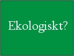 Handla ekologiskt